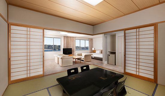 Classic Junior Suite, Japanese-Western style, 2 single and 4 futon beds